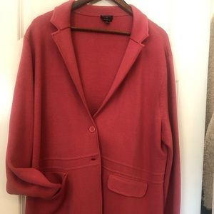 Beautiful Merino wool Talbots sweater jacket.